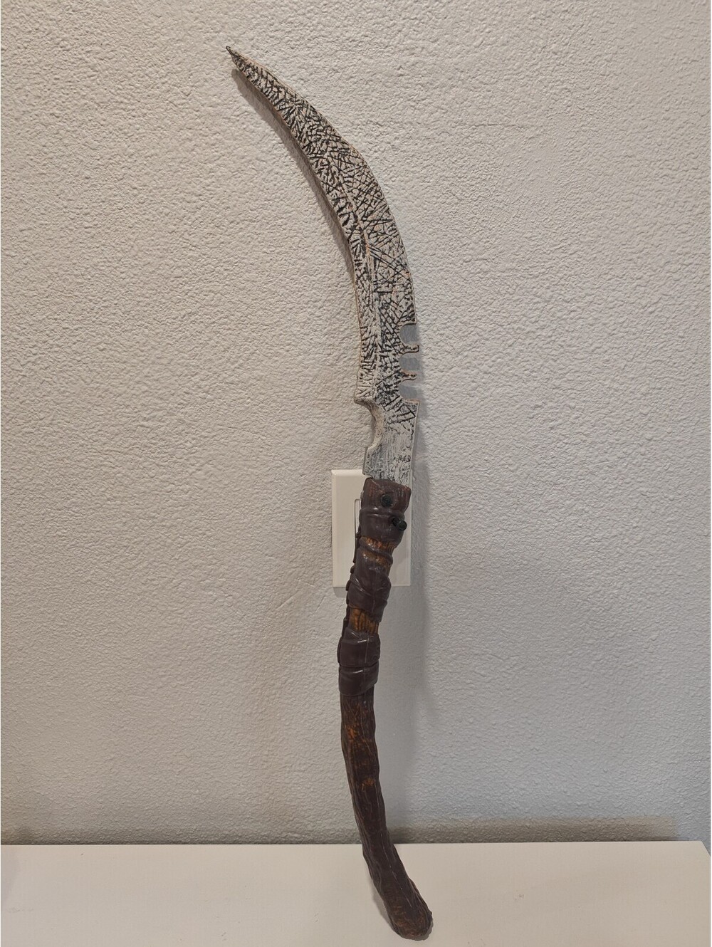 Disguise Tribal Fantasy Curved Sword Prop with Leather-Like-